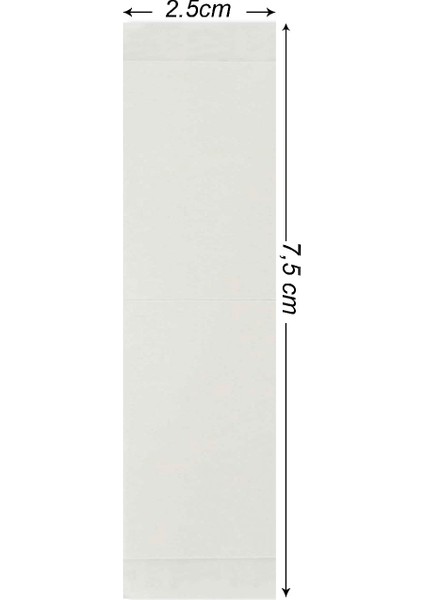 SUPERTAPE Protez Saç Bandı Düz (1'' x 3'' - 2.5cm x 7.5cm) 36 Adet