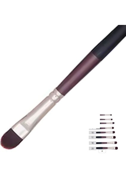 288 Kedi Dili Sentetik Kıllı Fırça No:4