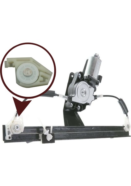 BWR5393 Fiat Doblo MK1 MPV Van 119 223 2001-2010 51718403 İçin Ön Sağ Cam Kriko Tamir Köşe Makarası 2 fiyatları