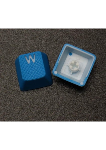 Rubber Gaming Aydınlatmalı Keycaps Set - 18 Keys Rubberized Doubleshot Key Caps (Sky Blue)