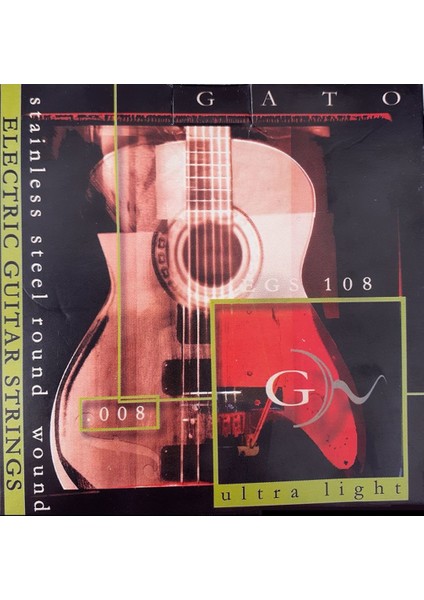 008 Ultra Light Elektro Gitar Teli
