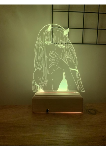 Modiwa Design Darling In The Fran x x 002 Zero Two 16 Renk Gece Lambası