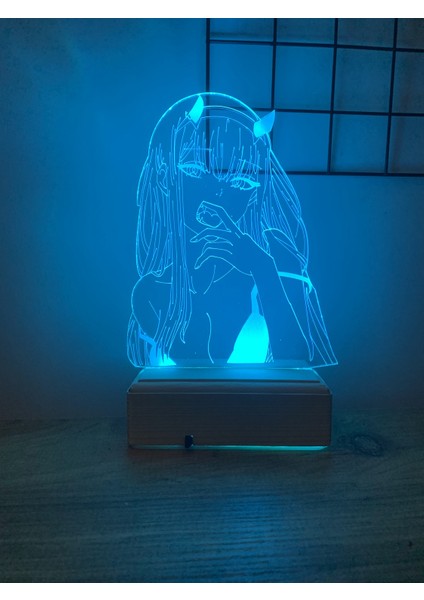 Modiwa Design Darling In The Fran x x 002 Zero Two 16 Renk Gece Lambası