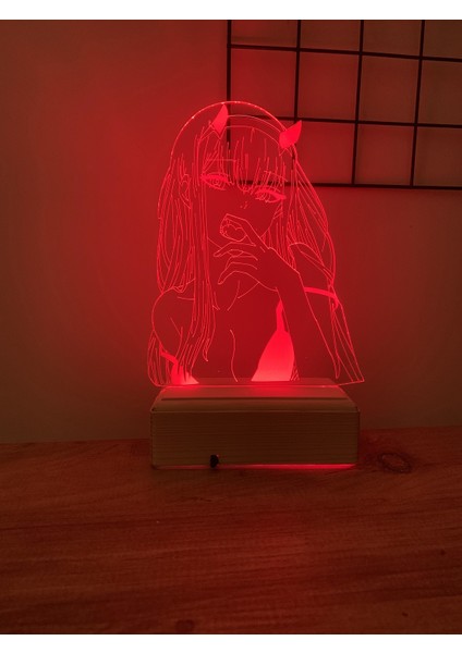 Modiwa Design Darling In The Fran x x 002 Zero Two 16 Renk Gece Lambası