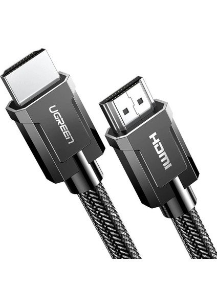 8k 60Hz HDMI 2.1 Örgülü Görüntü Aktarma Kablosu 3 Metre