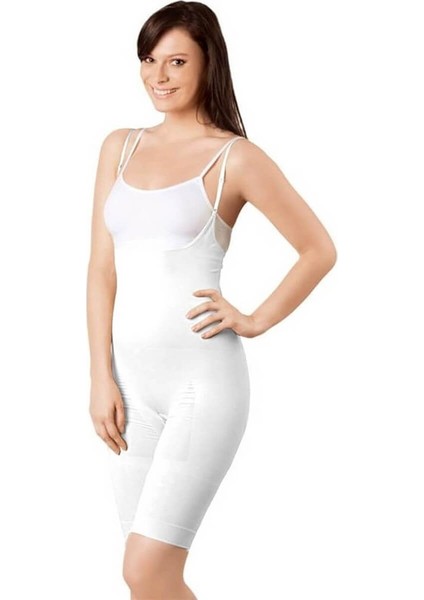 2480 Dikişsiz Göğsü Açık Askılı Paçalı Vücut Korsesi modelleri