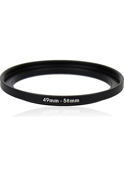 49-58MM Dönüştürücü Step Up Halka Filtre Adaptör 49MM-58MM