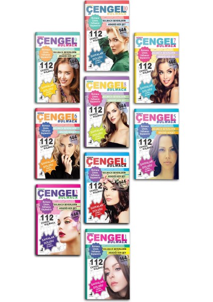 Süper Çengel Bulmaca 9 Lu Set