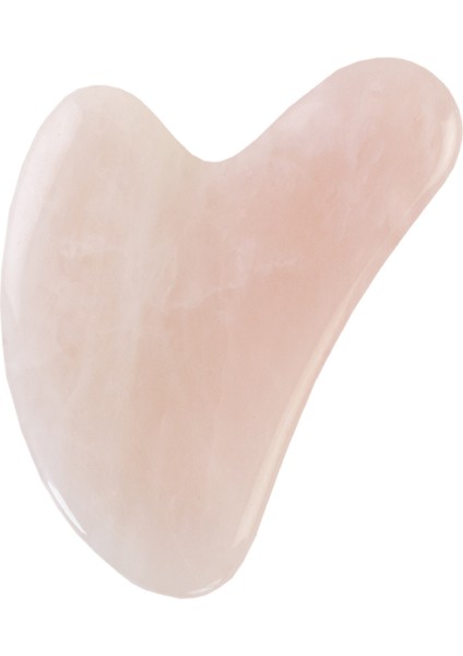 Pembe Kuvars Gua Sha - Kalp