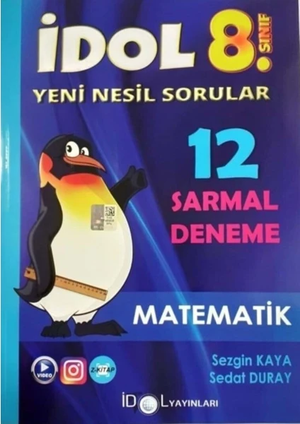 İdol Yayınları Lgs 8.Sınıf 12'Li Matematik Deneme