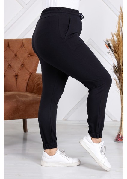 Paçası Lastikli Büyük Beden Lacivert Eşofman fiyatları