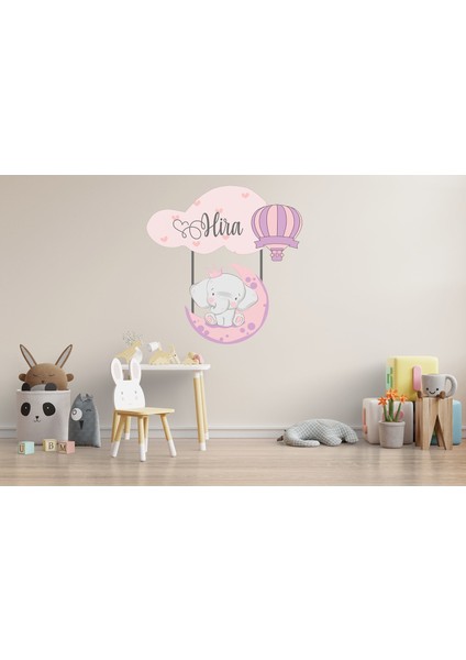 Kişiye Özel Çocuk Odası Duvar Stiker Etiketi