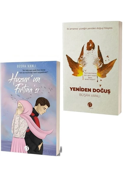 Huzur'un Fırtınası  Yeniden Doğuş - (2 Kitap Takım) - Büşra Vanlı