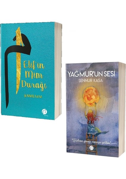 Elif'in Mim Durağı Yağmur'un Sesi - ( 2 Kitap Takım) - Şennur Kasa