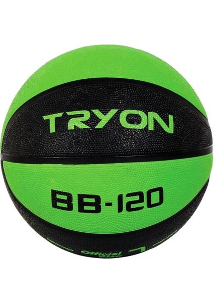 BB-120 Basketbol Topu 7 Numara Siyah-Yeşil