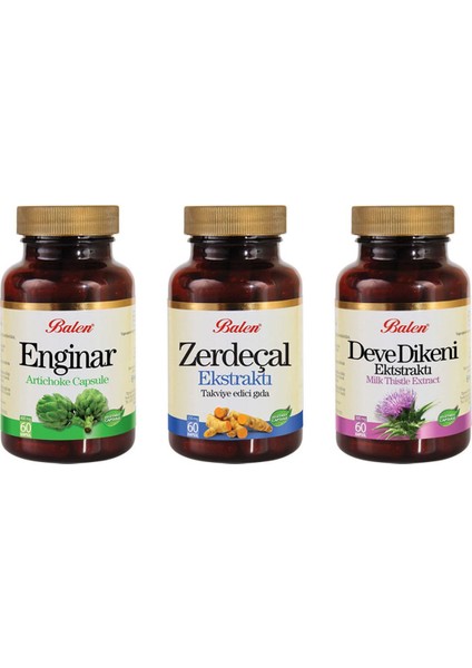 Enginar-Deve Dikeni-Zerdeçal Ektraktı