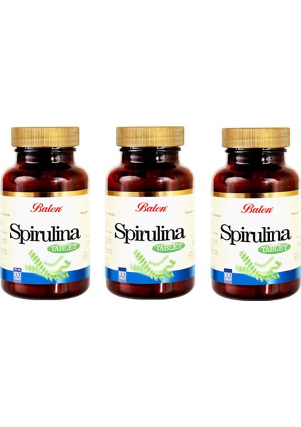 Spirulina (Yosun) 740 Mg 100 Tablet 3 Adet