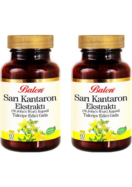 Sarı Kantaron Ekstraktı (St. John's Wort) 375MG 2X60 Kapsül