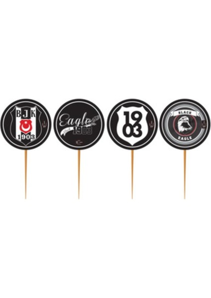 Beşiktaş Lisanslı Kürdan 8 Li