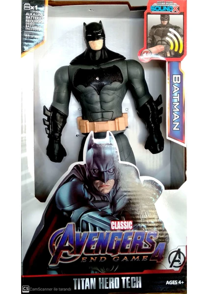 Avengers Batman Oyuncak 30 cm Işıklı Sesli Figür Batman Oyun