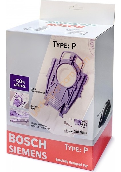 Bosch Bsg 82515 Ergomaxx Süpürge Toz Torbası - 4 Adet (Kutulu)