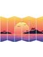 Gün Batımı Sunset Mdf TABLO-1430 Model-B 1