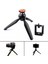 Mini Tripod Telefon Fotoğraf Makinesi Tutucu Video Selfie Tripot Siyah Küçük 12.5 cm 3