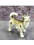 Sibirya Kurdu Haski Porselen Köpek Biblo 4cm 1