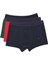 Boxer Trunk Neo-Gracia 3'lü Paket - Lacivert, Koyu Yeşil, Kırmızı 1