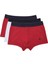 Boxer Trunk Neo-Gracia 3'lü Paket - Bordo, Beyaz 1