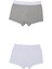 Boxer Trunk Neo-Cosy 3'lü Paket - Beyaz, Gri 4