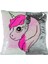 Unicorn Pembe 45 cm Pullu Yastık 2