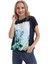 Kadın Eteği Lastikli Baskılı T-Shirt 1