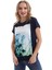 Kadın Eteği Lastikli Baskılı T-Shirt 2