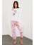 Baskılı Uzun Kol Pijama Takım 1