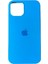 Apple iPhone 12 Pro Logolu Lansman Silikon Kılıf Mavi 1