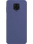 Xiaomi Redmi Note 9 Pro Max Ince Mat Silikon Kılıf Lacivert 2