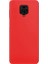 Xiaomi Redmi Note 9 Pro Max Ince Mat Silikon Kılıf Kırmızı 2