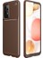 Samsung Galaxy A72 Kılıf Karbon Desenli Lux Negro Silikon + Nano Ekran Koruyucu 1