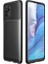 Xiaomi Redmi Note 10 Kılıf Karbon Desenli Lux Negro Silikon + Tam Kaplayan 5d Cam Ekran Koruyucu 1
