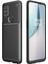 Oneplus Nord N10 5g Kılıf Karbon Desenli Lux Neyro Silikon + Tam Kaplayan 6d Nano Ekran Koruyucu Siyah 1