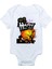 Unisex Bebek Beyaz Happy Halloween 3 Baskılı Zıbın Body 1