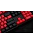 Rubber Gaming Aydınlatmalı Keycaps Set - 18 Keys Rubberized Doubleshot Key Caps (Kırmızı) 4