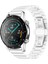 Samsung Gear S3 Uyumlu 22MM Metal Katlamalı Kordon - Beyaz 1