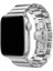 Apple Watch Uyumlu 38MM Metal Katlamalı Kordon - Gümüş 1