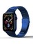 Apple Watch Uyumlu 40MM Klipsli Metal Kordon - Mavi 1