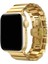 Apple Watch Uyumlu 44MM Metal Katlamalı Kordon - Gold 1