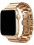 Apple Watch Uyumlu 44MM Metal Katlamalı Kordon - Rose Gold 1