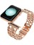 Apple Watch Uyumlu 40MM Zincir Halkalı Metal Kordon - Siyah 2