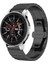Samsung Gear S3 Uyumlu 22MM Metal Katlamalı Kordon - Siyah 1